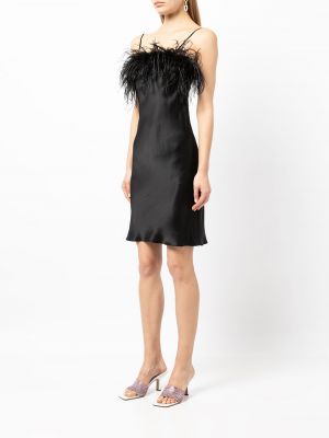 Koktejlové šaty s perlami Gilda & Pearl černé