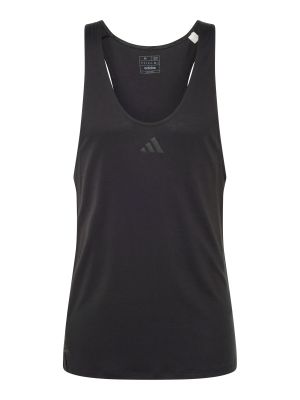 T-shirt sportive in maglia Adidas Performance nero