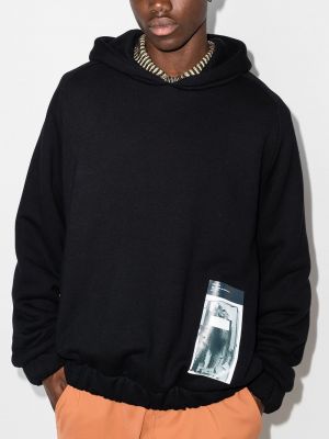 Medvilninis džemperis su gobtuvu Gr10k juoda
