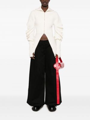 Pantalon en coton large Jil Sander noir