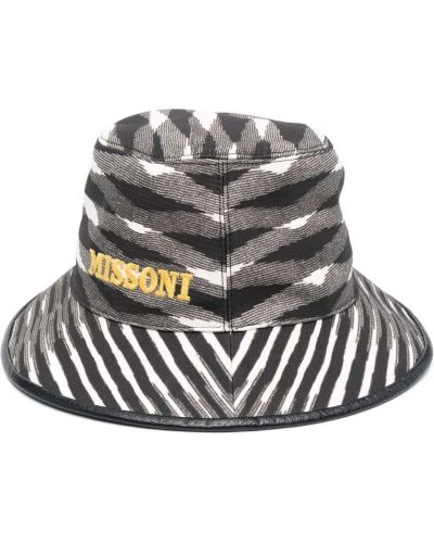 Sombrero con bordado Missoni negro