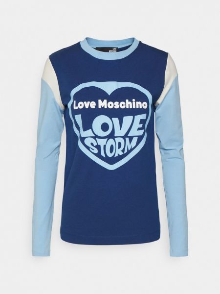 Bluzka Love Moschino niebieska