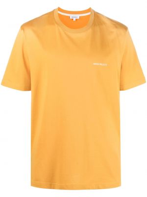 T-shirt con stampa Norse Projects giallo