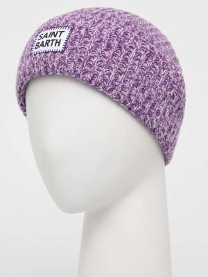 Фіолетова вовняна шапка Mc2 Saint Barth