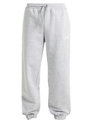 Pantaloni di cotone Gfoot grigio