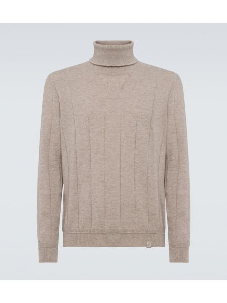 Cashmere strikkegenser Brioni beige