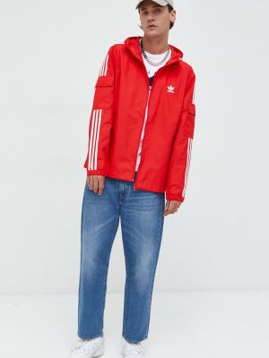 Jakna Adidas Originals rdeča