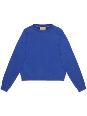 Sweatshirt mit print Gucci blau