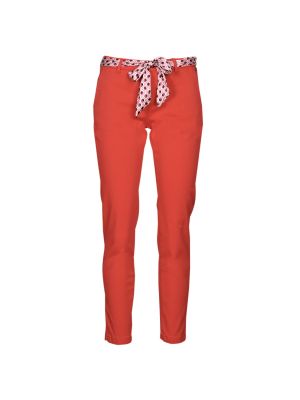 Pantaloni chino Freeman T.porter roșu