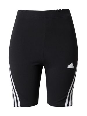 Тесни панталони slim на райета Adidas Sportswear черно