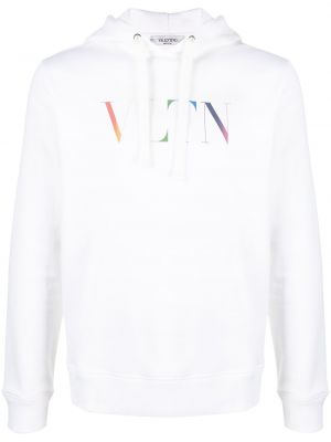 Hoodie mit print Valentino Garavani weiß