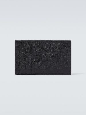Usnjena denarnica Tom Ford črna