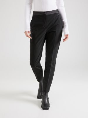 Pantalon plissé Comma noir