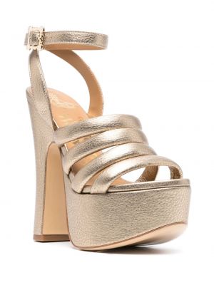 Dabīgās ādas sandales ar platformu Vivienne Westwood zelts