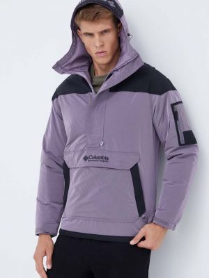 Демісезонна куртка Columbia фіолетова