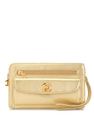 Bolso clutch Chanel Pre-owned dorado