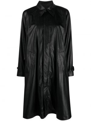 Trenchcoat i konstläder Mm6 Maison Margiela svart