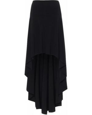 Černé midi sukně Norma Kamali