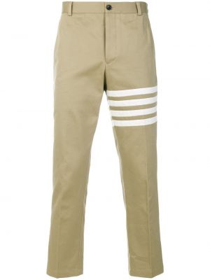 Pantalon chino en coton à rayures Thom Browne