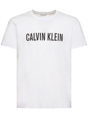 Bavlněné tričko s potiskem Calvin Klein Underwear černé