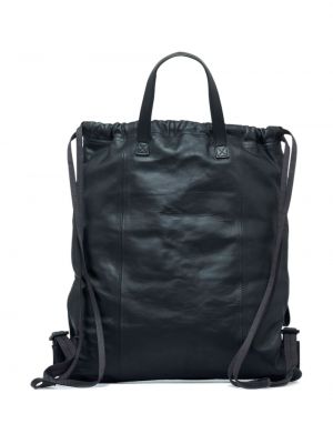 Kožený batoh Bottega Veneta Pre-owned černý
