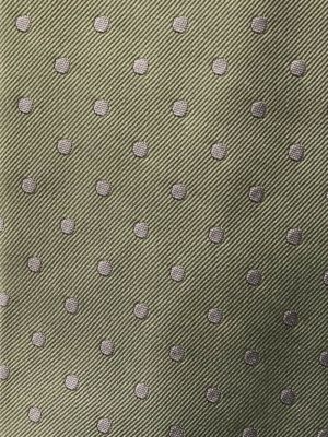 Žakárová hedvábná kravata Tom Ford zelená