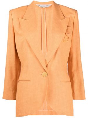 Sako s výšivkou Christian Dior oranžové