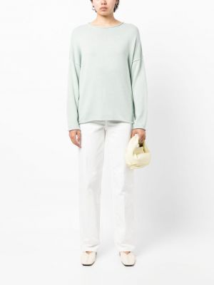 Džemperis ar apaļu kakla izgriezumu Eileen Fisher zaļš