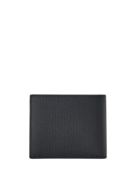 Kožená peněženka Lacoste černá