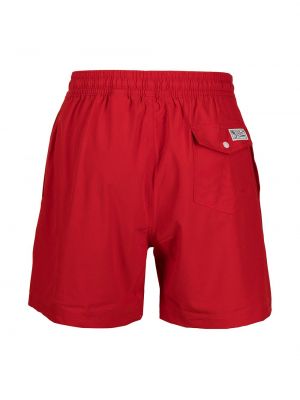 Tikitud lühikesed püksid Polo Ralph Lauren punane