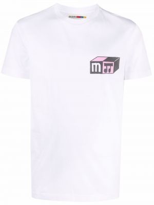 Тениска с принт Modes Garments бяло