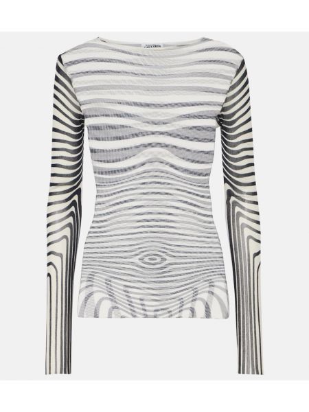 Mesh lang topp Jean Paul Gaultier