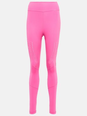 Pantalon de sport taille haute Adidas By Stella Mccartney rose