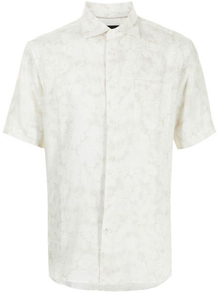 Camisa de flores con estampado D'urban blanco