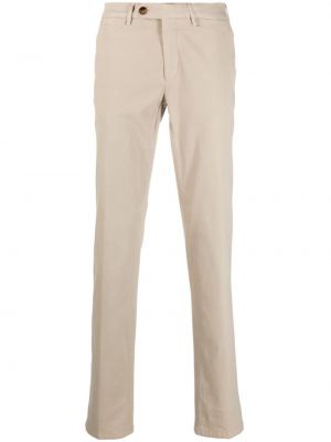 Pantalon chino en coton Canali beige