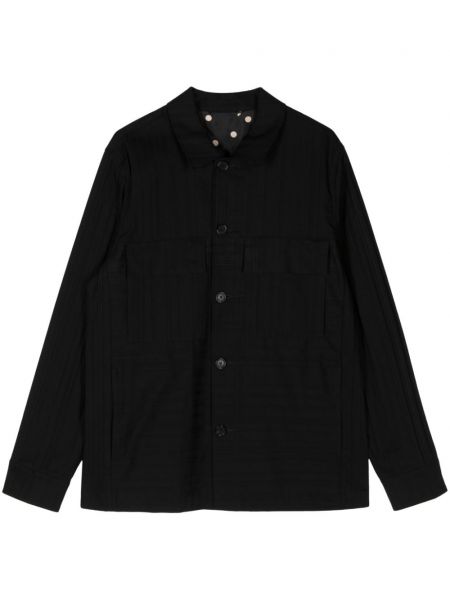 Bavlnená košeľa Paul Smith čierna