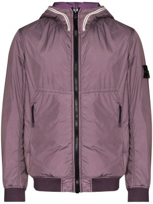 Hette dunjakke Stone Island lilla