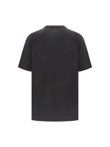 Camiseta de algodón con estampado Represent negro