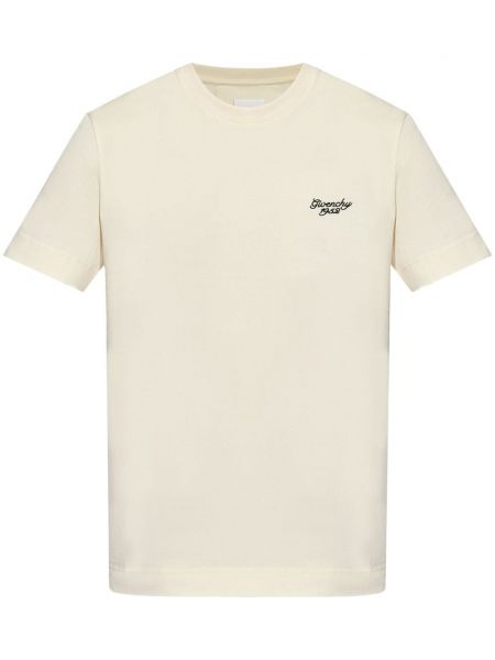 T-shirt aus baumwoll Givenchy weiß