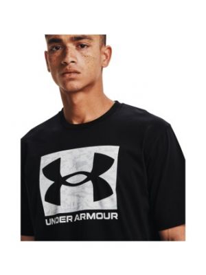 T-shirt avec manches courtes large Under Armour noir