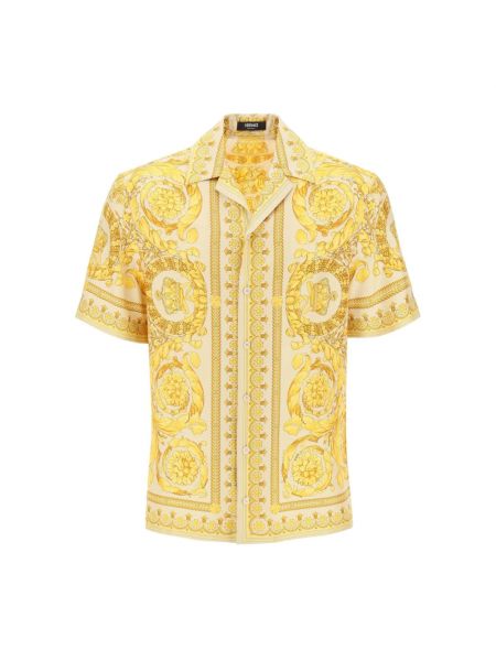 Koszula Versace żółta