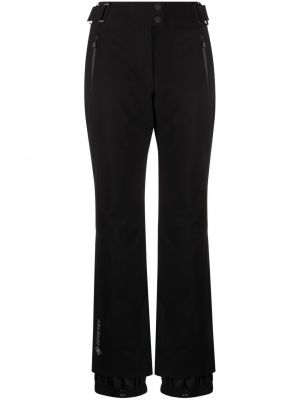 Czarne proste spodnie dopasowane Moncler Grenoble
