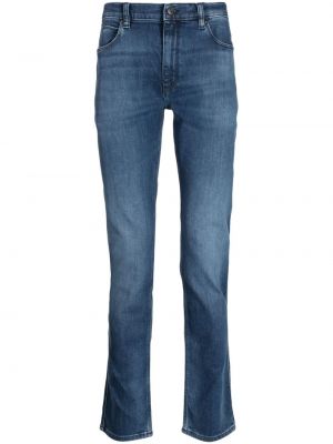 Slim fit skinny fit-jeans Hugo blå