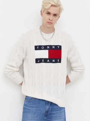 Pulover Tommy Jeans bej