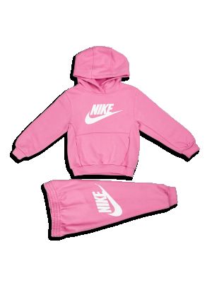 Survêtement en polaire en coton Nike rose