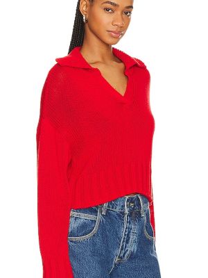 Jersey de tela jersey Sablyn rojo