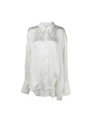 Koszula z dżerseju oversize The Attico biała