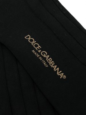 Skarpety bawełniane Dolce And Gabbana czarne