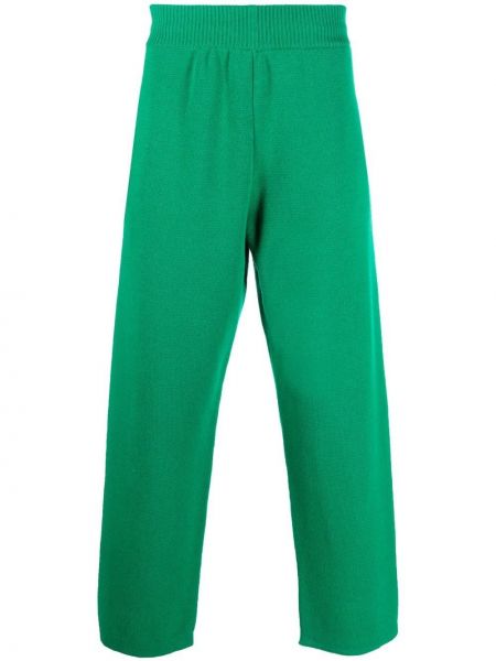 Kašmírové sportovní kalhoty Barrie zelené