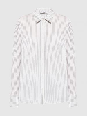 Біла смугаста блуза Peserico